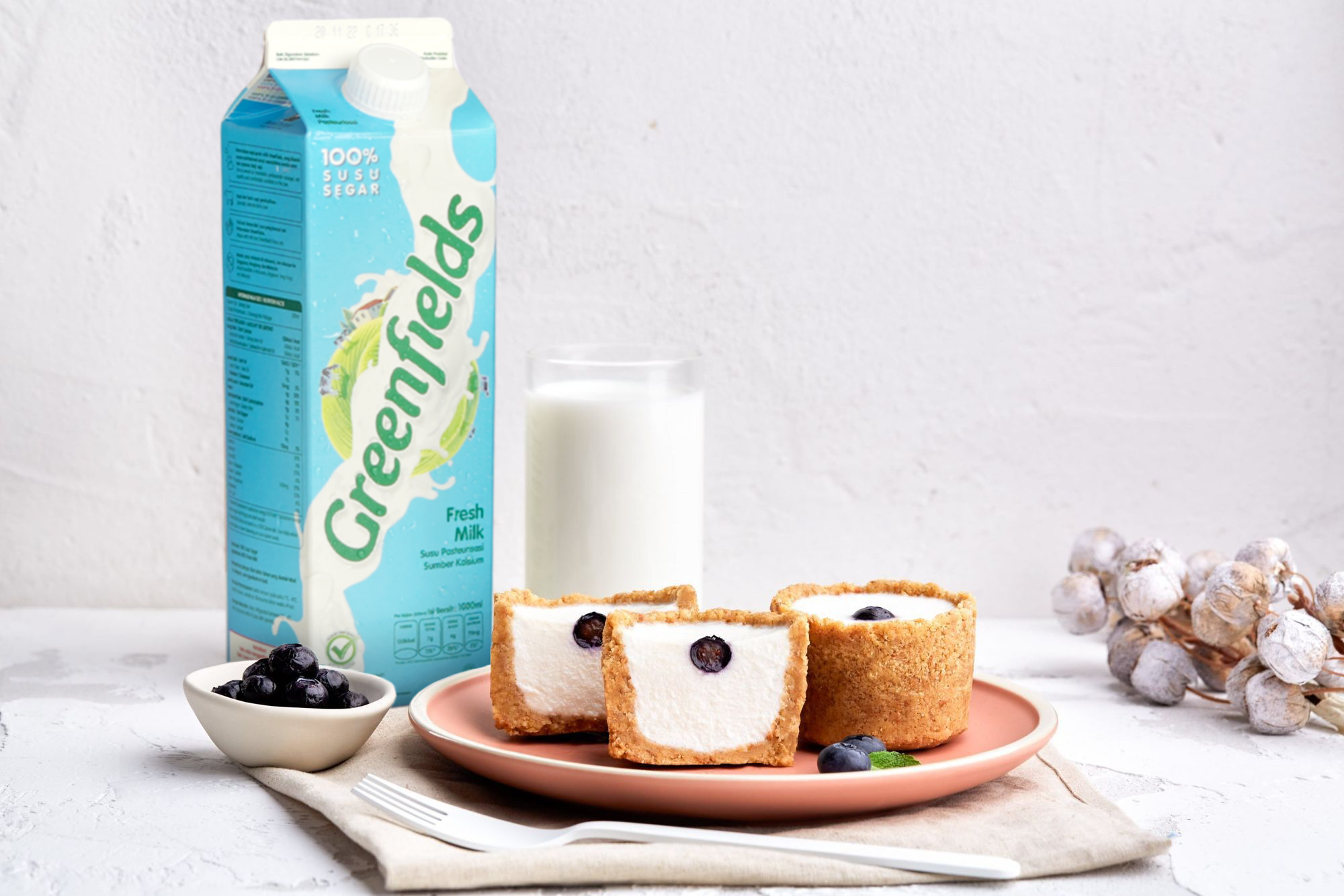Blueberry Milk Tart